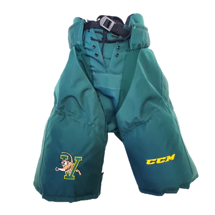 Pantalon de hockey CCM WHP31 Pro Stock – NCAA Femme – Vert